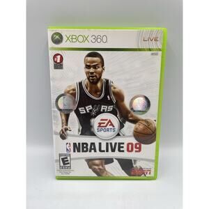 NBA Live 09 - Microsoft Xbox 360 - TESTED & Working